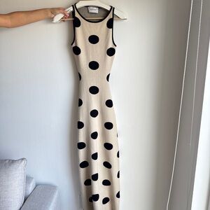 *BARELY WORN BEAUTIFUL WOLF GANG Polka Dot Sleeveless Dress*